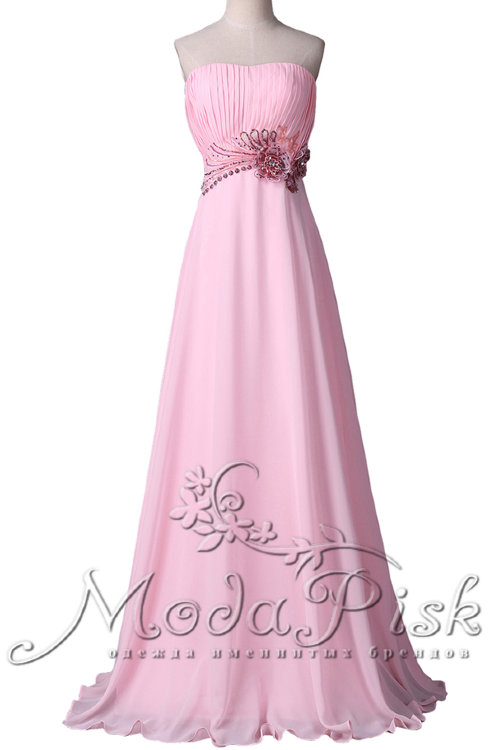 Розовое вечернее платье Филипина