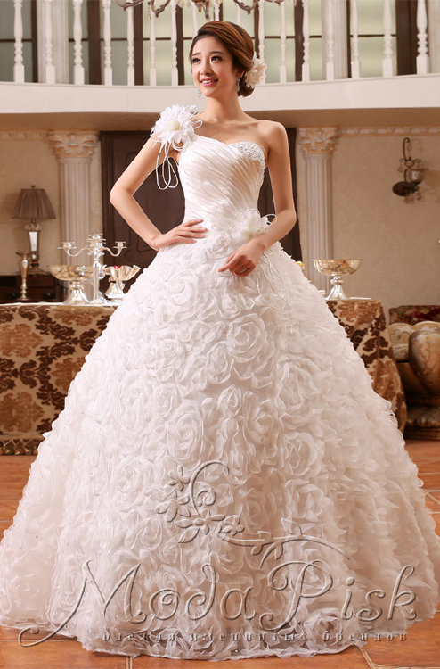 Белое свадебное платье Астра